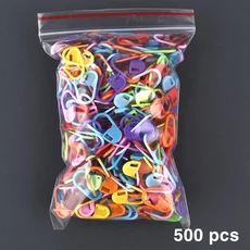 호환 100/150/500개 마킹 버클 핀 플라스틱 실 스웨터 직조 도구 수작업 DIY 바느질, 01 1pcs, 03 500pcs