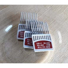 공업용미싱바늘 DBX1 8호 9호 11호 10개1set