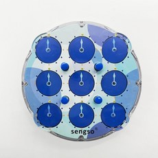 성쇼우 클락 큐브 Sengso Magic Clock Cube 자석큐브 선수용 큐브 / 20개이상 구매시 마론 8색펜 1개 증정, 블루