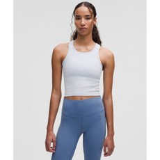 룰루레몬 LULULEMON 에브 투 스트리트 크롭 레이서백 탱크탑 x라이트 서포트 B C컵 LW1CJUS-068839