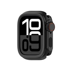 UNIU 유니유 리믹스 슬림 메탈 케이스, 46mm, 티타늄 블랙, 1개