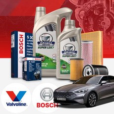 기아 K8 2.5(21~24) 가솔린 발보린 LDX7 5W30 엔진오일 필터 패키지