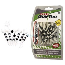 프라이드 스포츠 플라스틱 퍼포펀스 골프티 69mm, 화이트 69mm, 1개