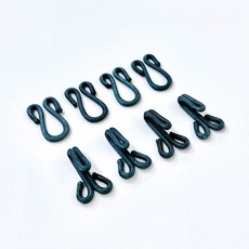 싸개 걸고리 국산 의류걸고리 1쌍, 4개, 그린