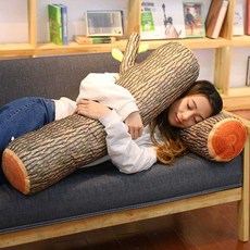 나무 기둥 쿠션 슬리핑 베개 바디필로우 입체 모형 프린팅 90cm, 2. 90cm B