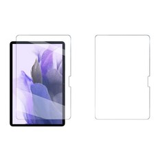 1+1 갤럭시탭S7 FE 12.4 호환 액정 보호필름 2장 SM-T733N T735 T735N T736N 삼성 2021, 액정 보호필름 1+1=2매, 2개