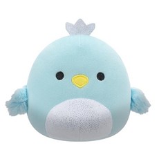 Squishmallows 오리지널 12.7cm5인치 Bessie 블루베리 배트 공식 Jazwares 플러시 231618, Blue Swan