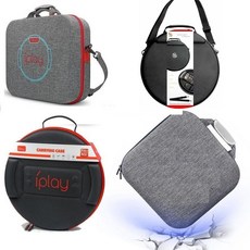 iplay Switch 健身環 主機收納包, 1個, JYS超薄型手提款圓形黑色