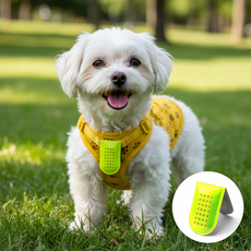 온댕 나가드댕 강아지 고양이 아로마 자석 클립 모기 진드기 퇴치 해충방지 벅스쉴드, 1개, 2.5ml, 형광