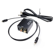 光纖轉類比轉換器 3.5mm音源 SPDIF同軸數位轉換 DAC解碼器 送光纖線DC線, 【一般款】, 1個