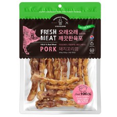 강아지 깨끗한 육포 실속 수제간식 콜라겐 돼지꼬리 껌 300g, 1개, 돼지꼬리껌