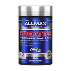 ALLMAX Nutrition 크레아틴 모노하이드레이트 파우더 100g, 3.53 Ounce (Pack of 1), 무향