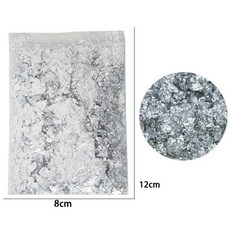 레진 아트 재료 UV 공예 에폭시 송진 필링용 말린 꽃 천연 식물 압착 DIY 펜던트 만들기 조화 생화, 11. A17-Silver 3g