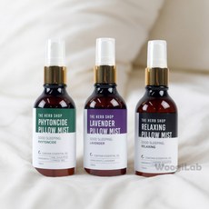 서유 100ml더허브샵필로우미스트 탈취제 섬유향수, 릴렉싱