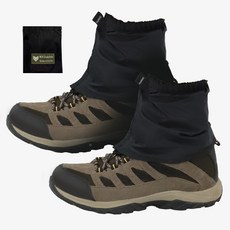 등산 미니 스패츠 숏 스패츠 방수 사계절용 각반, 돌핀 블랙 미니