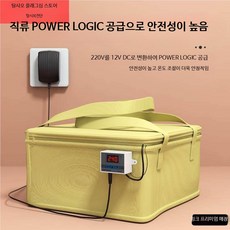 막걸리 발효기 요거트 제조 효소 누룩 온도조절 낫토, 12V2.5A 전원+30x30패드+온도조절