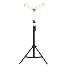 SMJ 감성 캠핑용 휴대용 라이트 실내등 무선 LED 캠핑조명 스텐드 세트 YM-PLS3, 폴딩라이트 스탠트 세트 YM-PLS3, 1개