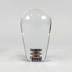 【Channel G】凱迪特 KDIT 彩色透明水滴型搖桿頭 美式搖桿球 三和&清水通用 (JLF各系列& LS-32), 白, 1個