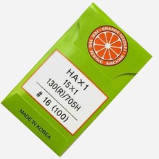 [청라핸즈] 가정용 미싱바늘 HA 16호 (16-148)