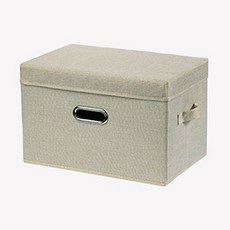 달냥가게 패브릭 정리함 1+1 옷 수납함 이불 보관함, 2개, 베이지