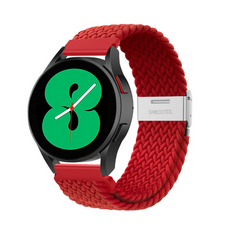 Jinho Galaxy 手錶兼容尼龍錶帶 22mm, 10#紅色