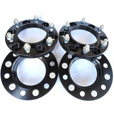 허브스페이스 휠 2개 6x114.3 6x4.5인치 66.1mmCB 12X1.25 나사 닛산 나바라 NP300 키트 맥시마 무라노용 25mm 두께 스페이서 6 스터드, [01] 옵션1