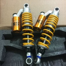 후방 충격 흡수 장치 오토바이 리어 쇼바 스프링 댐퍼 튜닝, 360 라운드 헤드 한 쌍