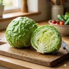 싱글벙글 국내산 아삭 양상추 1통 (가락시장 특급선별), 450g, 1개