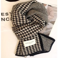 겨울 양면 더블쏘머치 목도리 방한 니트 머플러 여자 남자 스카프 커플목도리 준캡 JUN팩토리, 1개, 블랙