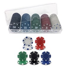 웰빙코드 일반규격 카지노칩, 파랑, 1개