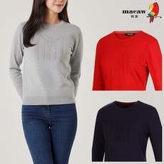 (여성)라운드넥 디자인 니트_MMW3SW82