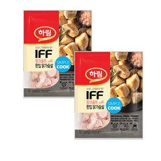 하림 IFF 핑크솔트 한입 닭가슴살 1.1kg 2봉, 2개