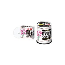 미쓰비시 화학 미디어 DVD-R 4.7GB PC 데이터용 16배속 대응 100장 스핀들 케이스 포함 와이드 인쇄 가능 DHR47JPP100, 상세페이지 참조, 상세페이지 참조