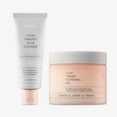 미미엘 클리어 테라피 2종 set (클렌저+패드), 1개
