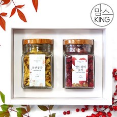 [창원몰][차오름꽃차]목련꽃차 12g+맨드라미꽃차 10g 선물세트, 1세트, 22g, 2개입