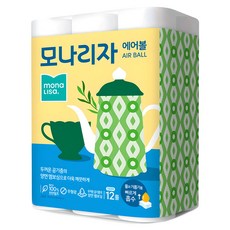 mona LISa. Air ball捲筒廚房紙巾, 150張, 12捲