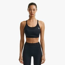 스파이더 여성 레터링 로고 밴드 브라탑 SPHPCNBR251WBLK ASM369 BOM891