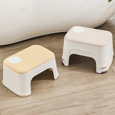 집똑똑이 미끄럼방지 디자인 욕실 의자, 핑크