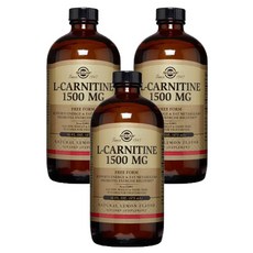 SOLGAR 左旋肉鹼粉 1500mg, 3個, 473ml