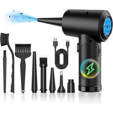 渦輪風扇便攜式吹塵器手提式多功能車載吸塵器無線電動, 一个, C4915+3刷