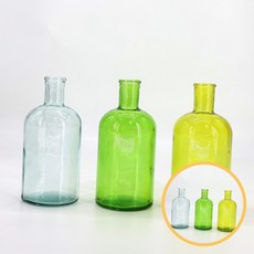 레트로감성테이블장식유리화병 스페인유리공간연출장식화병 원통쉐입거실인테리어