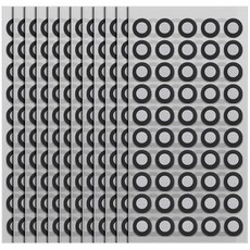 Marspark 12장 600 도트 6.0mm 3D 스캐닝 마커 3D 스캐너용 정확한 추적 도트 참조 포인트 마커 확산 반사 정확한 광학 트래킹, Marspark 12장 600 도트 6.0mm 3D 스