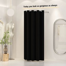 스탠드형 피팅룸 70CM 간이 간이탈의실 옷가게 매장용, 80 x 80cm 퓨어 블랙