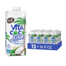 Vita Coco Organic Pressed Extra Coconut Water 비타 코코 오가닉 엑스트라 코코넛 워터, 비타코코 프레스드 코코넛워터 500ml 12개 1세트, 12개, 500ml