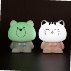 LED 취침등 캠핑등 수유등 말랑이 W, 고양이, 본상품, 1개