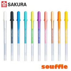 사쿠라 젤리롤 수플레 souffle 10색 낱개 겔리롤 겔리수플레 kiw+944YL, 907라이트오렌지 8-3, 본상품선택