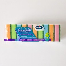 이탈리아 아릭스 스펀지 수세미 10P, 5세트, 10개입