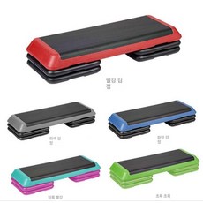 스텝박스 계단운동 스태퍼 아이워너 에어로빅 크로스핏, 110cm 1판 4지그 퍼플