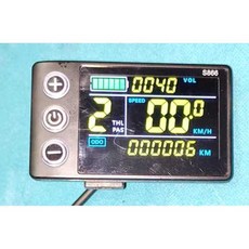 킥보드 계기판 오토바이 다이얼 컴퓨터 스크린 표시, 1개, S866컬러화면(충전포트없음)