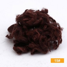 LMDZ 18 색 10g/30g/50g 알파카 곱슬 섬유 양모 펠트 DIY 특히 푸들/Bichon 및 양 수제 프로세스, 50g, 8, 1개